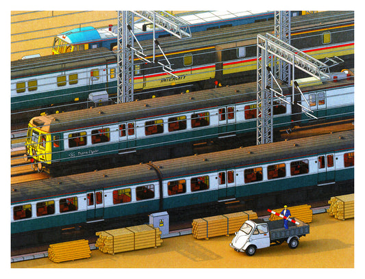 Kidfue -  Train Yard A Print