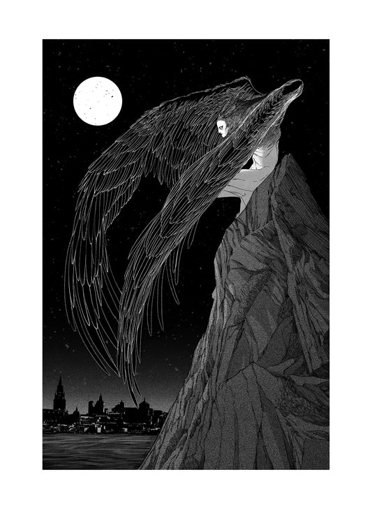 Olga Wieszczyk - Night Flier Print
