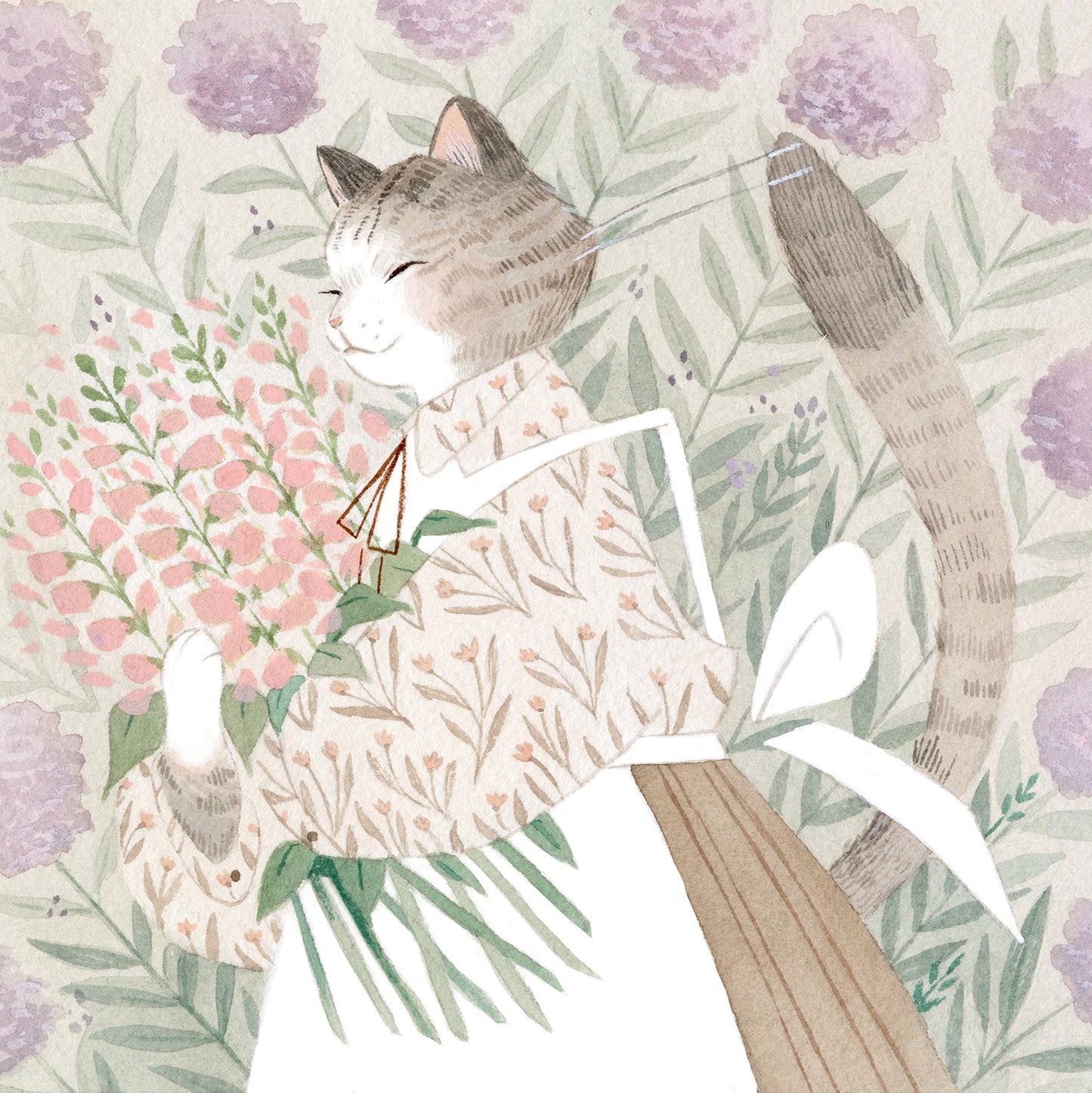 Vanessa Gillings - Floral Feline 1