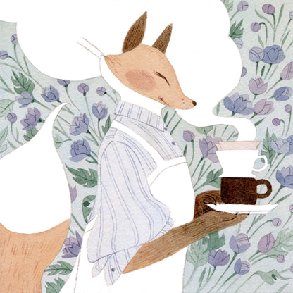 Vanessa Gillings - Caffeinated Critters - Fox