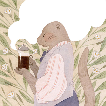 Vanessa Gillings - Caffeinated Critters - Otter