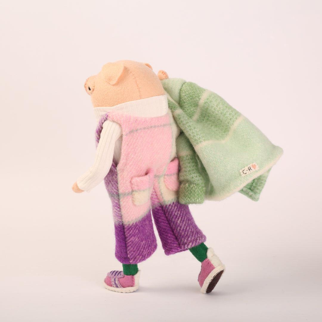 Cat Rabbit - Pig in Blanket (Green Coat)