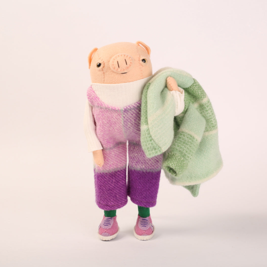 Cat Rabbit - Pig in Blanket (Green Coat)