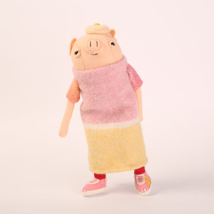 Cat Rabbit - Pig in Blanket (Pink Cape)