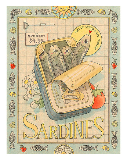 Felicia Chiao - Sardines Print