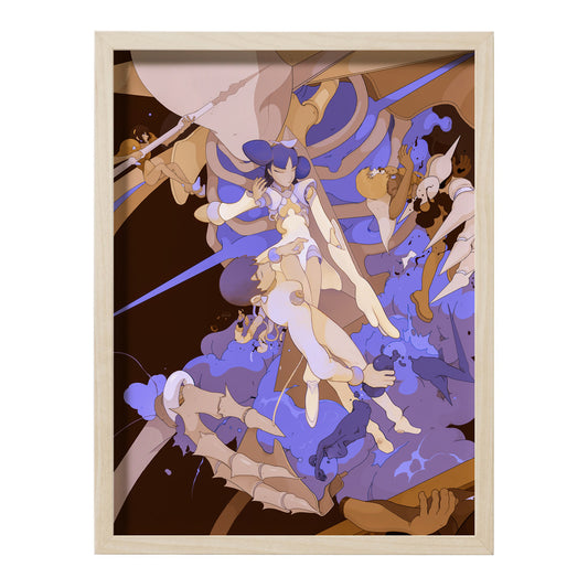 Jesus Benitezf - Big Wave Framed Print