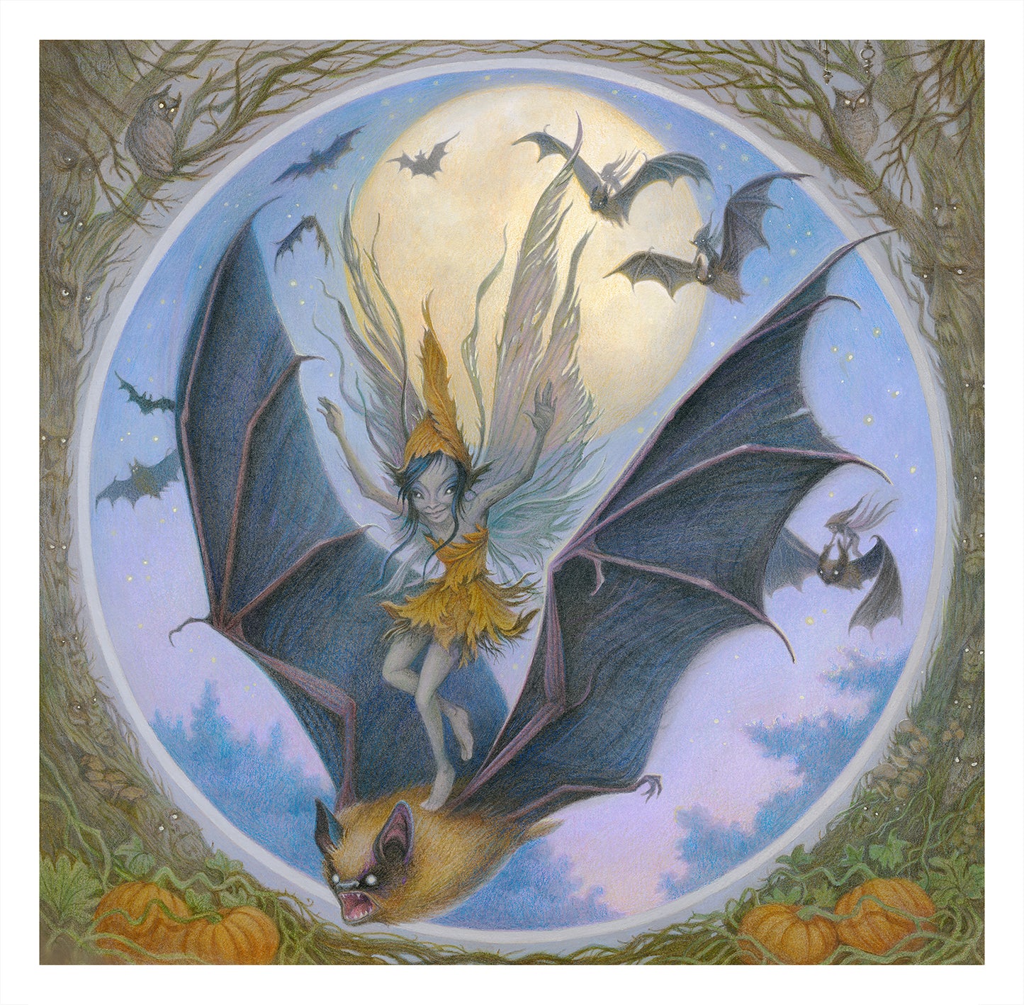 Julia Lundman - Bat Riders Prints