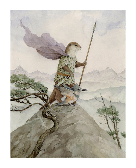 Lily Seika Jones - Otter and King Print