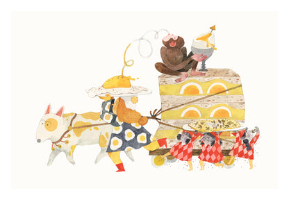 Taryn Knight - Egg Day Parade Print