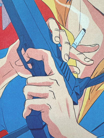 Boya Sun - Cowboy Bebop V3 Risograph