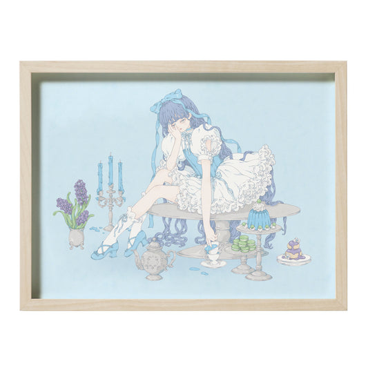 Kira Imai - Blue (Framed) Print