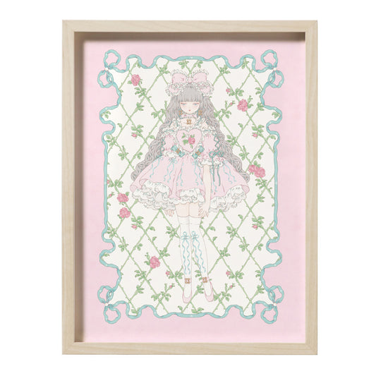 Kira Imai - Roseraie (Framed) Print
