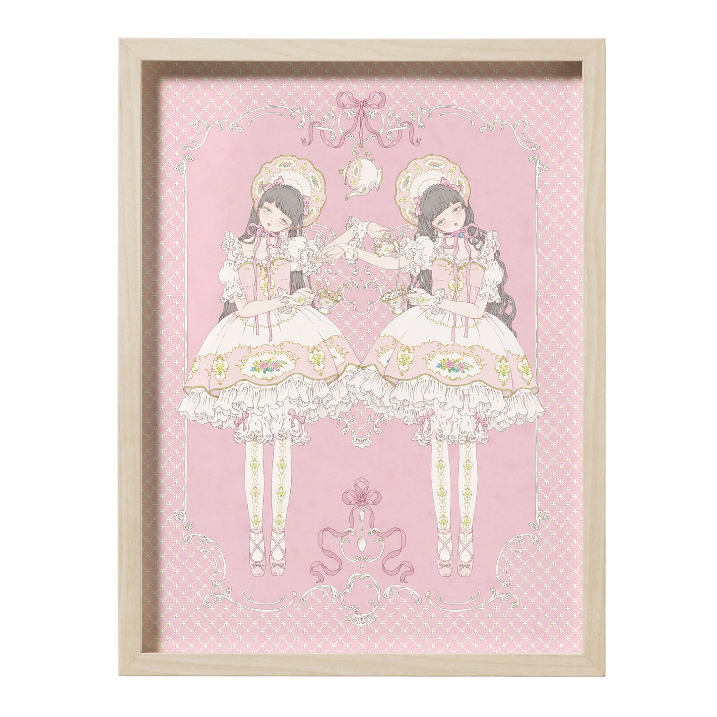 Kira Imai - Tea for Two (Framed) Print