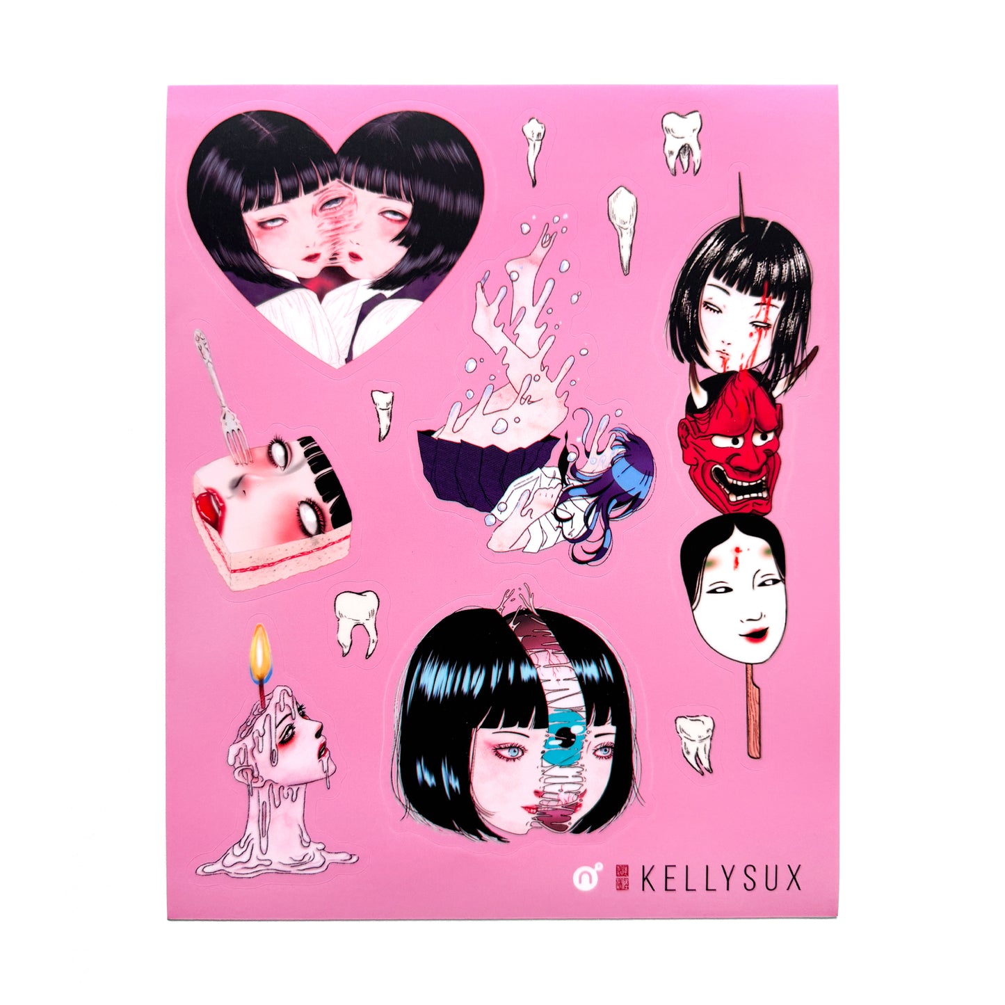 Kelly Sux - Sticker Sheet