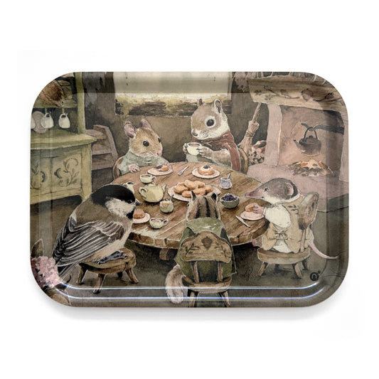 Lily Seika Jones - Tea Party Birch Tray V2