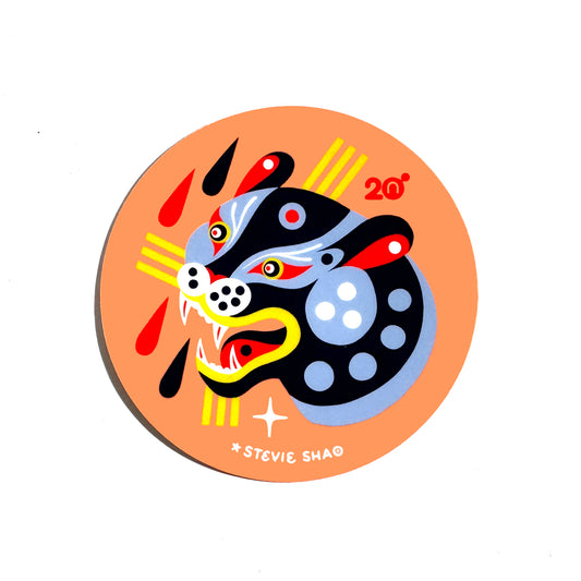 Stevie Shao - Tiger Sticker