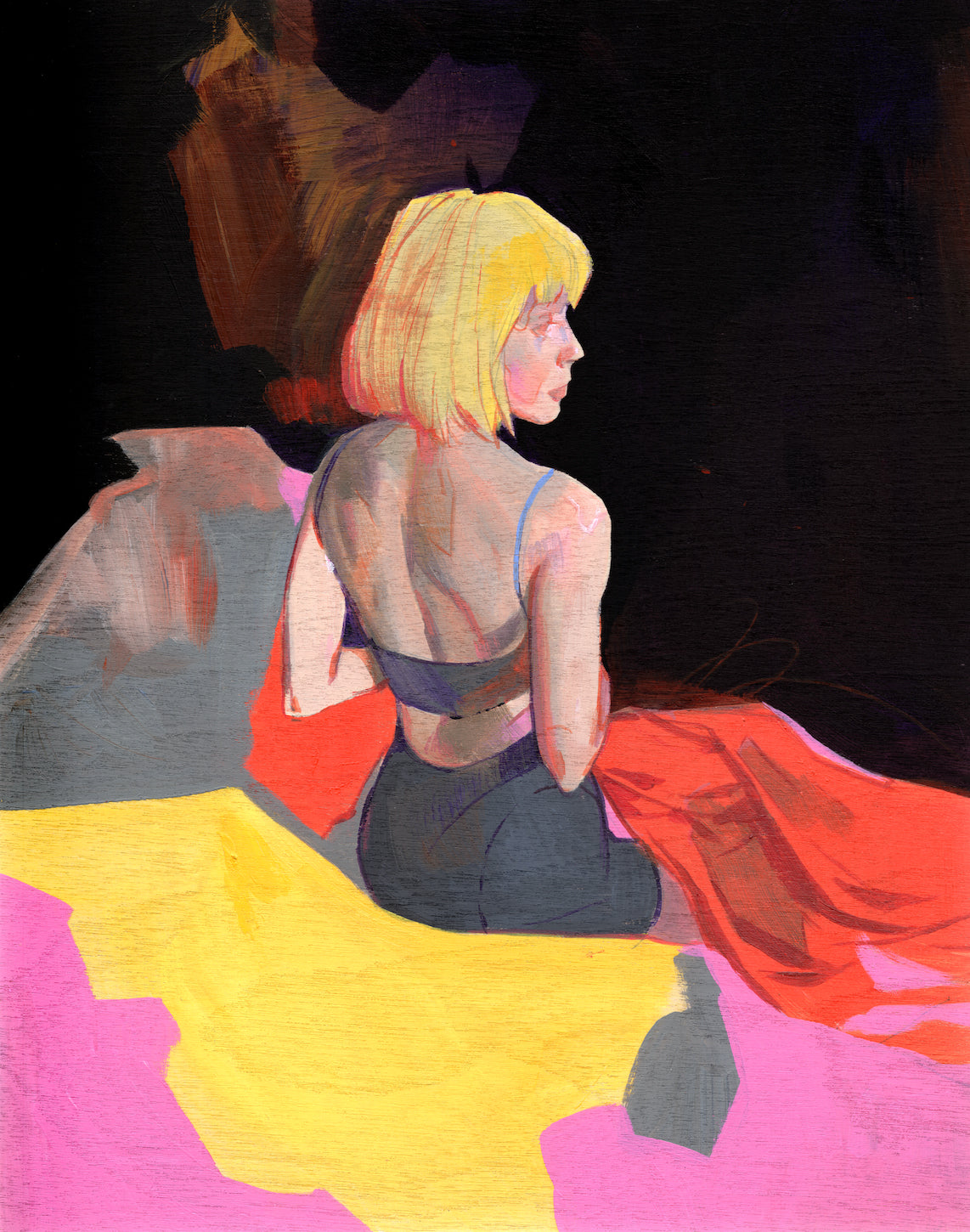 Eliza Ivanova - Seated Blonde II