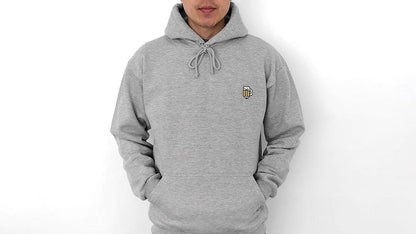 Drink and Draw Hoodie - Heather Grey