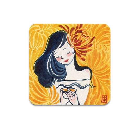 S3 Alina Chau - Chrysanthemum Coaster