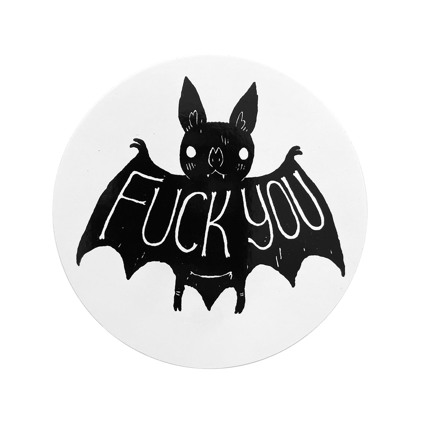 Deth Sun - Fuck You Bat Sticker