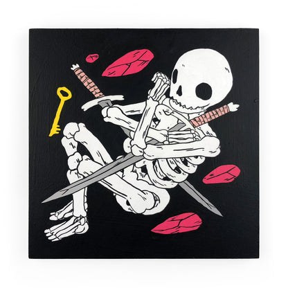 Deth P. Sun - Skeleton in Ground with Sword