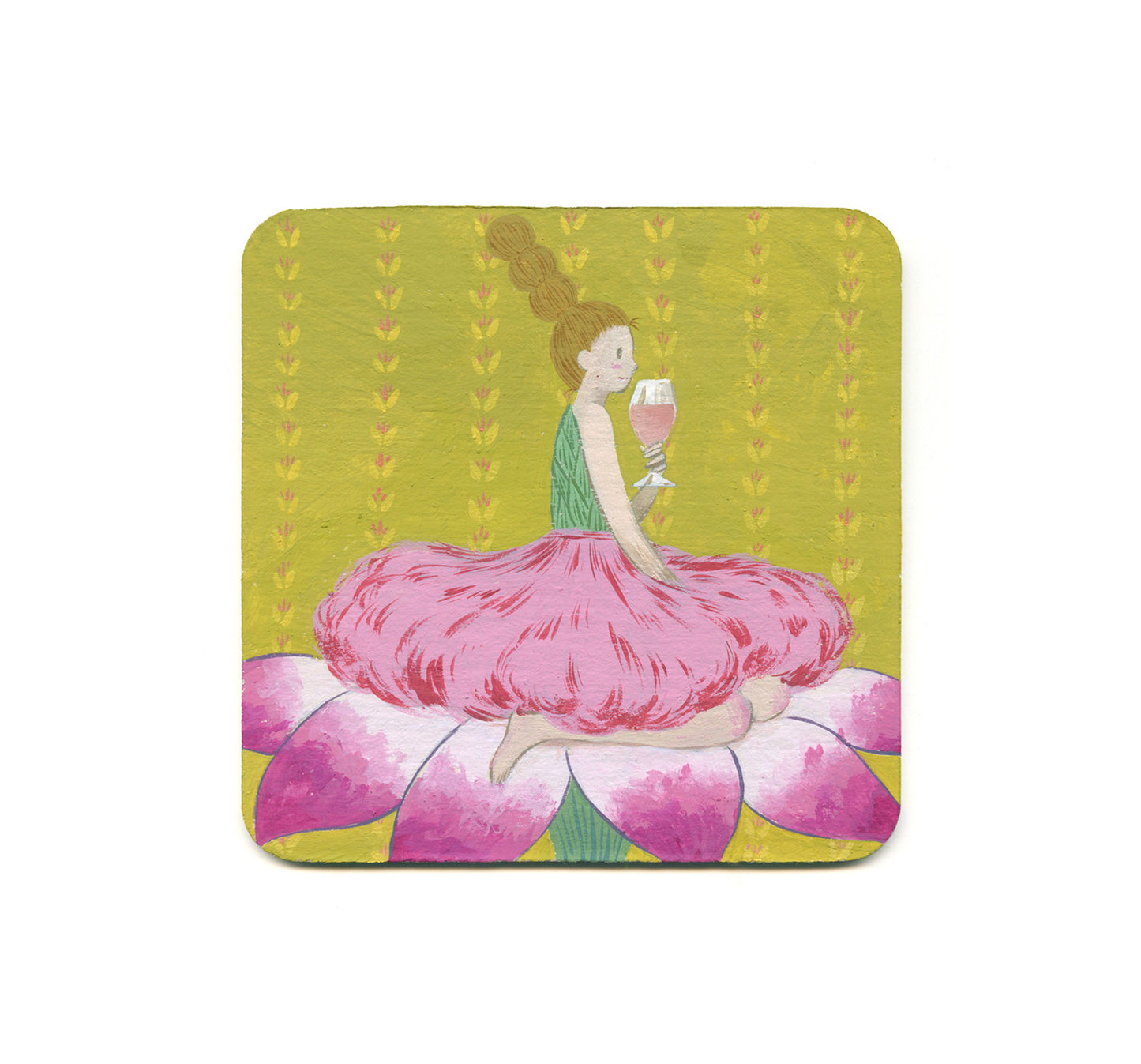 S1 Jen Tong - Rosé Coaster