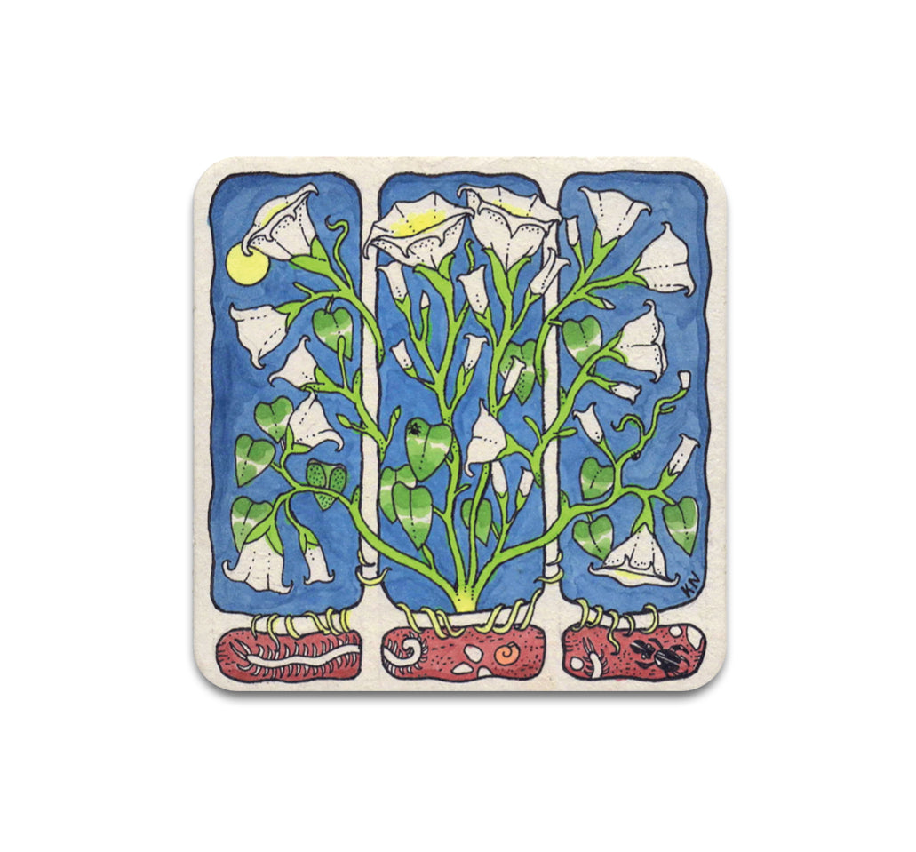 S3 Kathleen Neely - Moon Flower Coaster