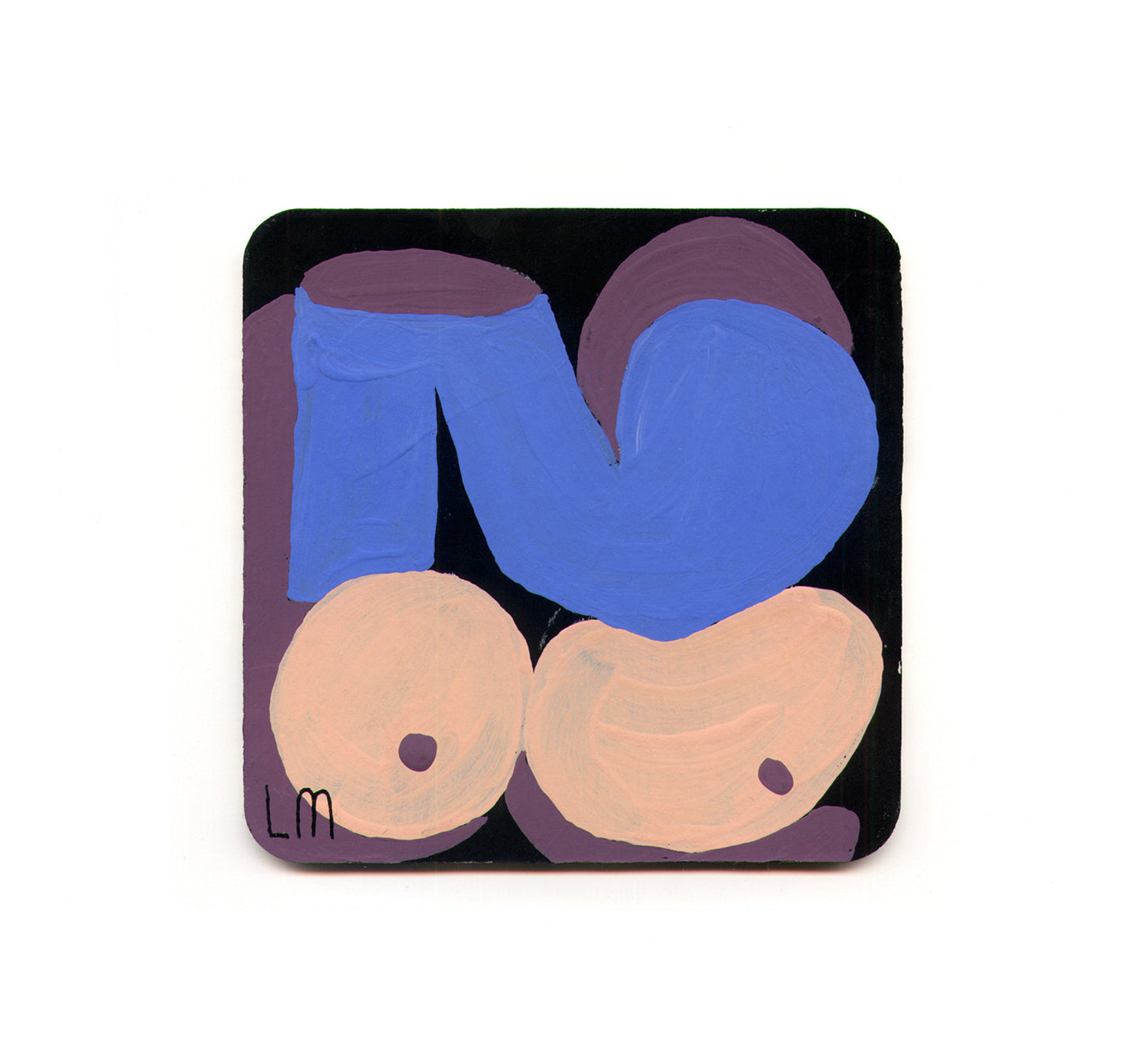 S1 Llew Mejia - Two Breast Coaster