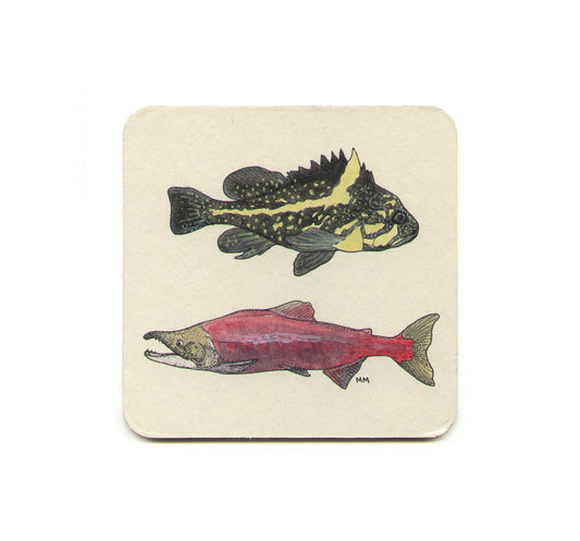 S1 Madison Erin Mayfield - China Rockfish & Sockeye Salmon Coaster