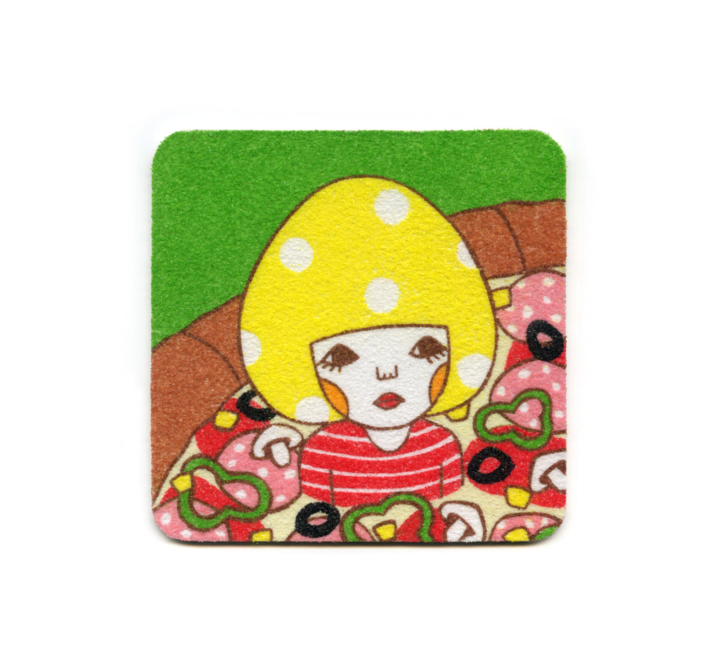 S2 Naoshi - In A Pizza 1 Coaster
