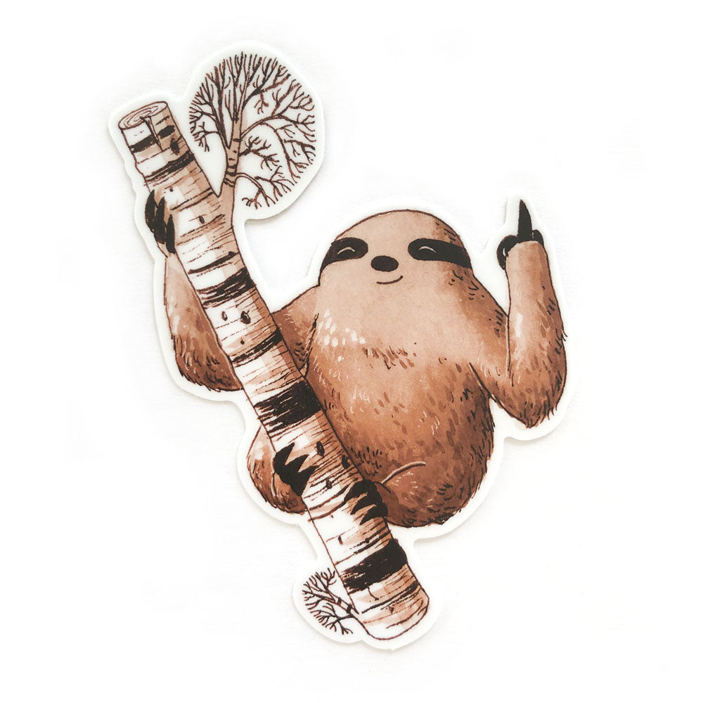 Sloth 4" Sticker