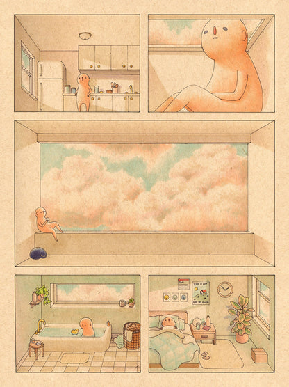 Felicia Chiao - Cloud Apartments Print