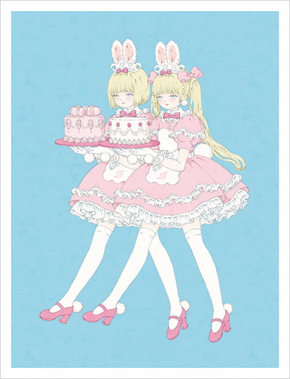 Kira Imai - Bunny Parlor Print