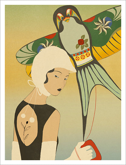 Lea Woo - The Kite Girl Print