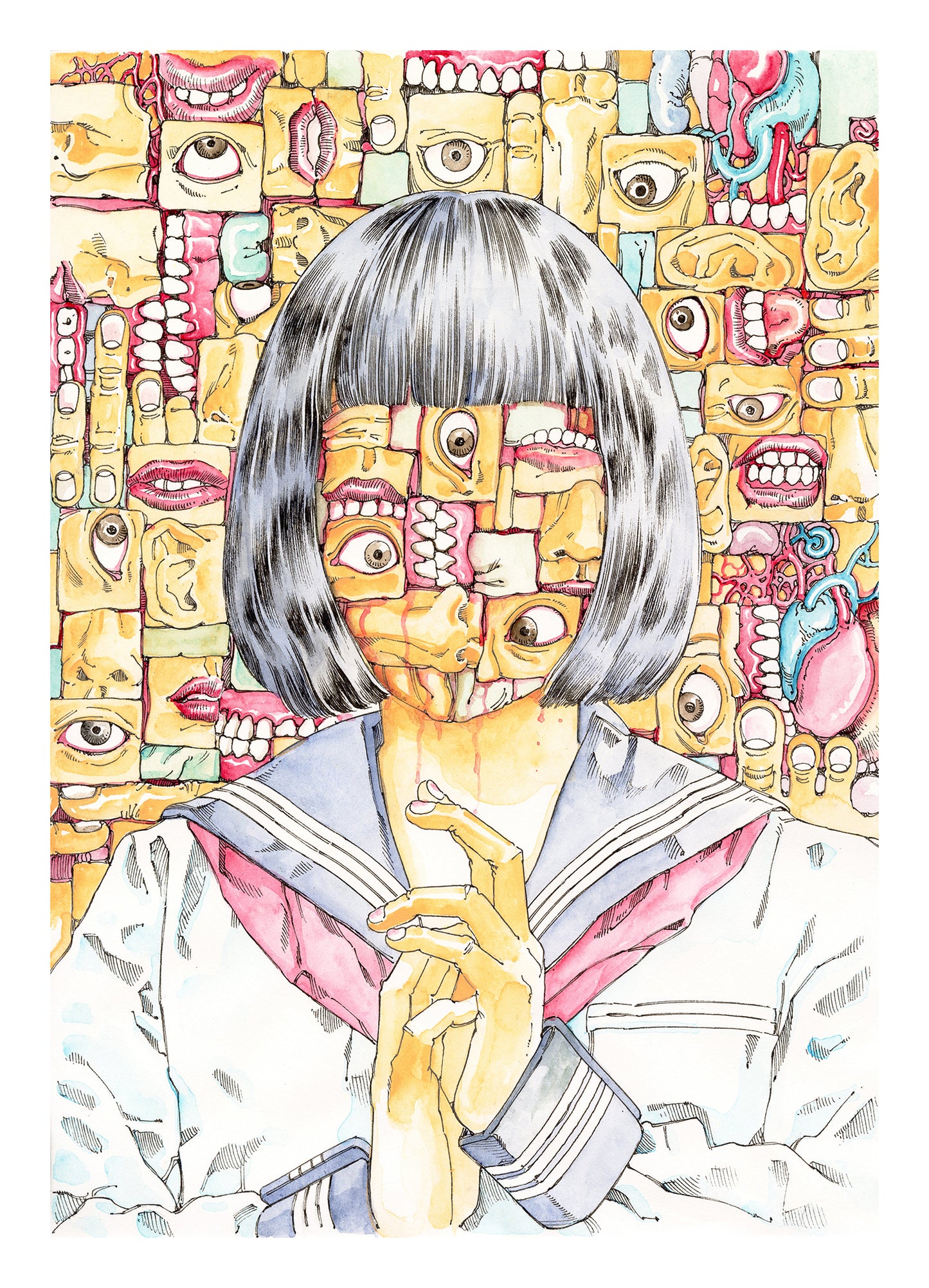 Shintaro Kago - Jigsaw Puzzle Print