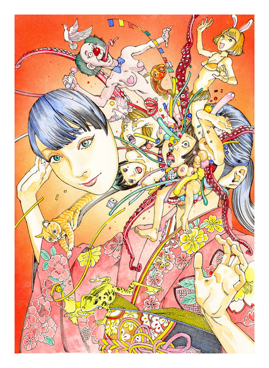 Shintaro Kago - New Year Print