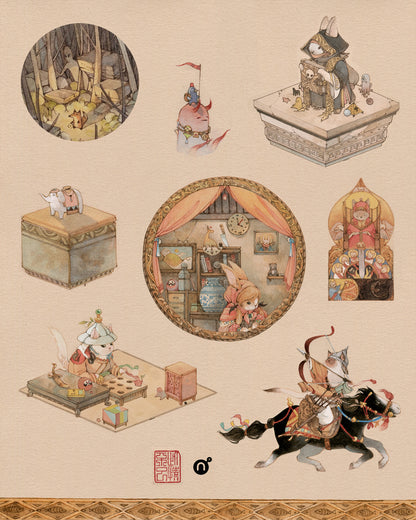 Alfred Liu - Sticker Sheet