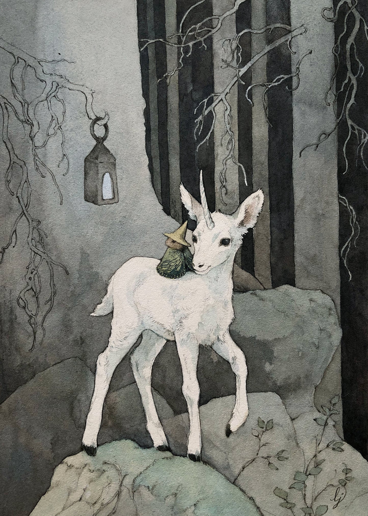 Lily Seika Jones - Old Paths Through The Woods Print