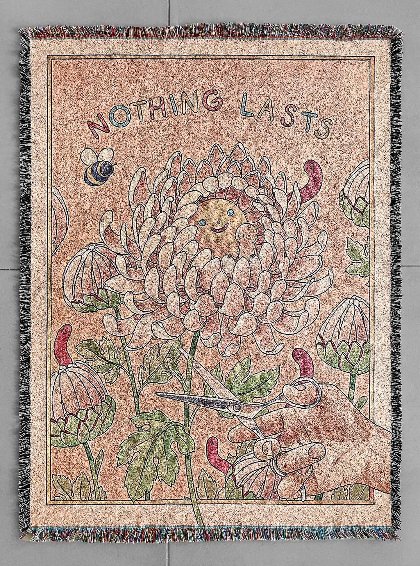 Felicia Chiao - Nothing Lasts Blanket Tapestry