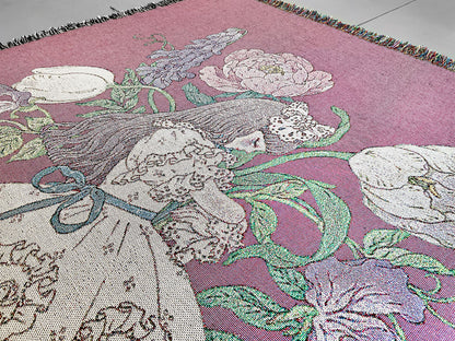 Kira Imai - Signs of Spring Blanket Tapestry