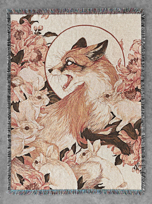 Teagan White - Fox Blanket Tapestry