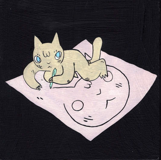 Deth P. Sun - Cat Drawing Cat