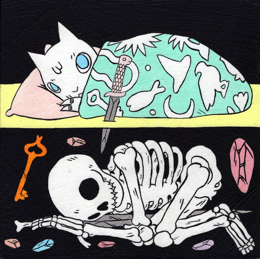 Deth P. Sun - Cat Sleeping / Skeleton in Ground 2