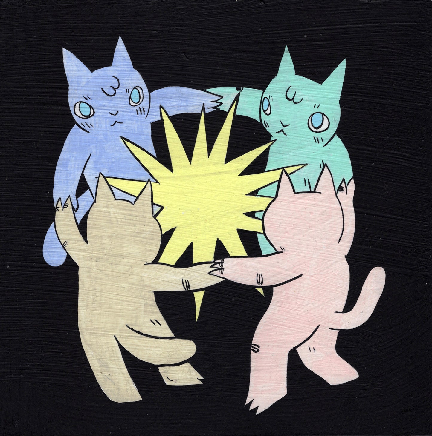 Deth P. Sun - Cat Dancing Around Star