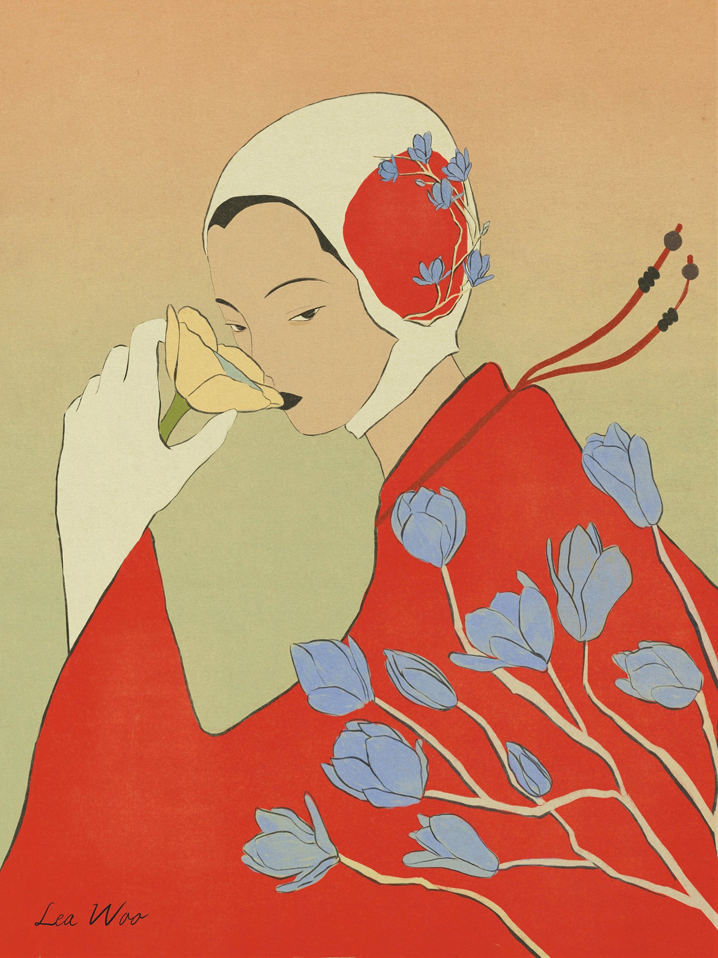 Lea Woo - Flower Feast Print