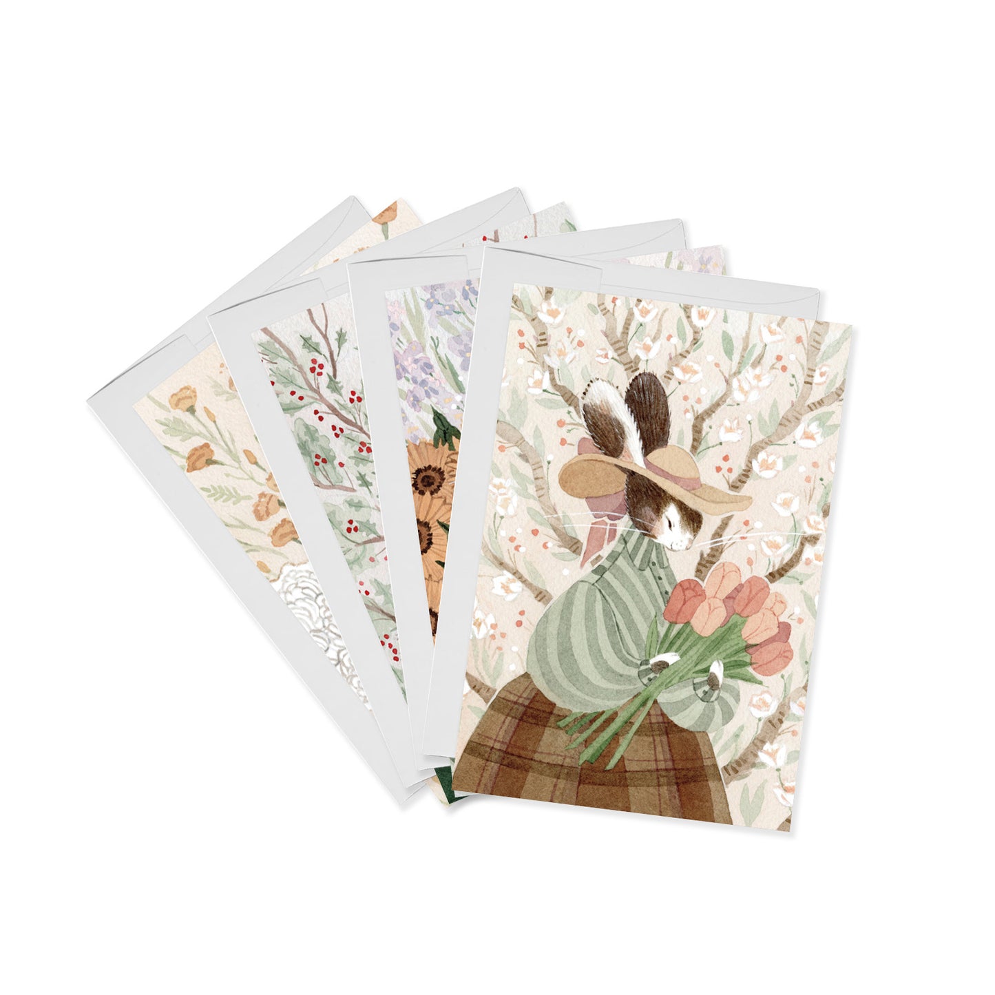 Vanessa Gillings - 4 Seasons (Set of 4 Greeting Cards)