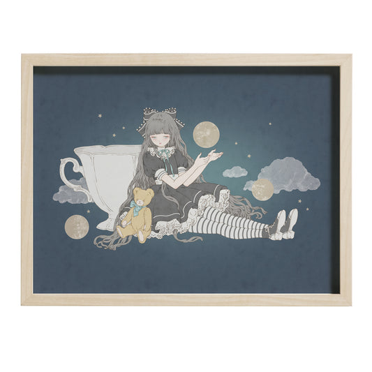 Kira Imai - Dark Tea Framed Print