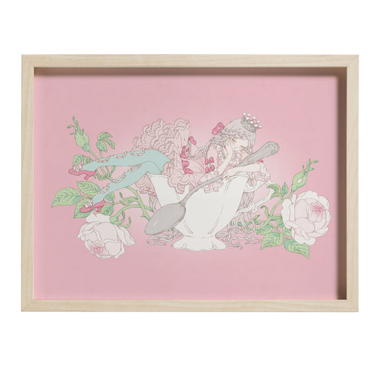 Kira Imai - Sweet Tea Framed Print