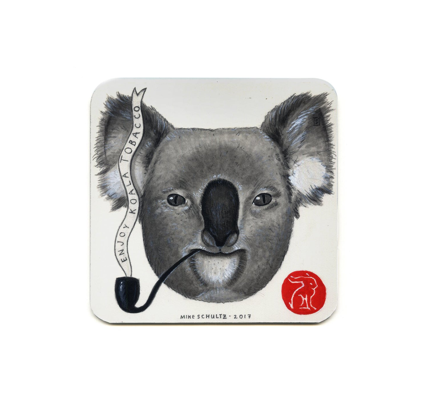 S2 Mike Schultz - Enjoy Koala Tobacco Coaster