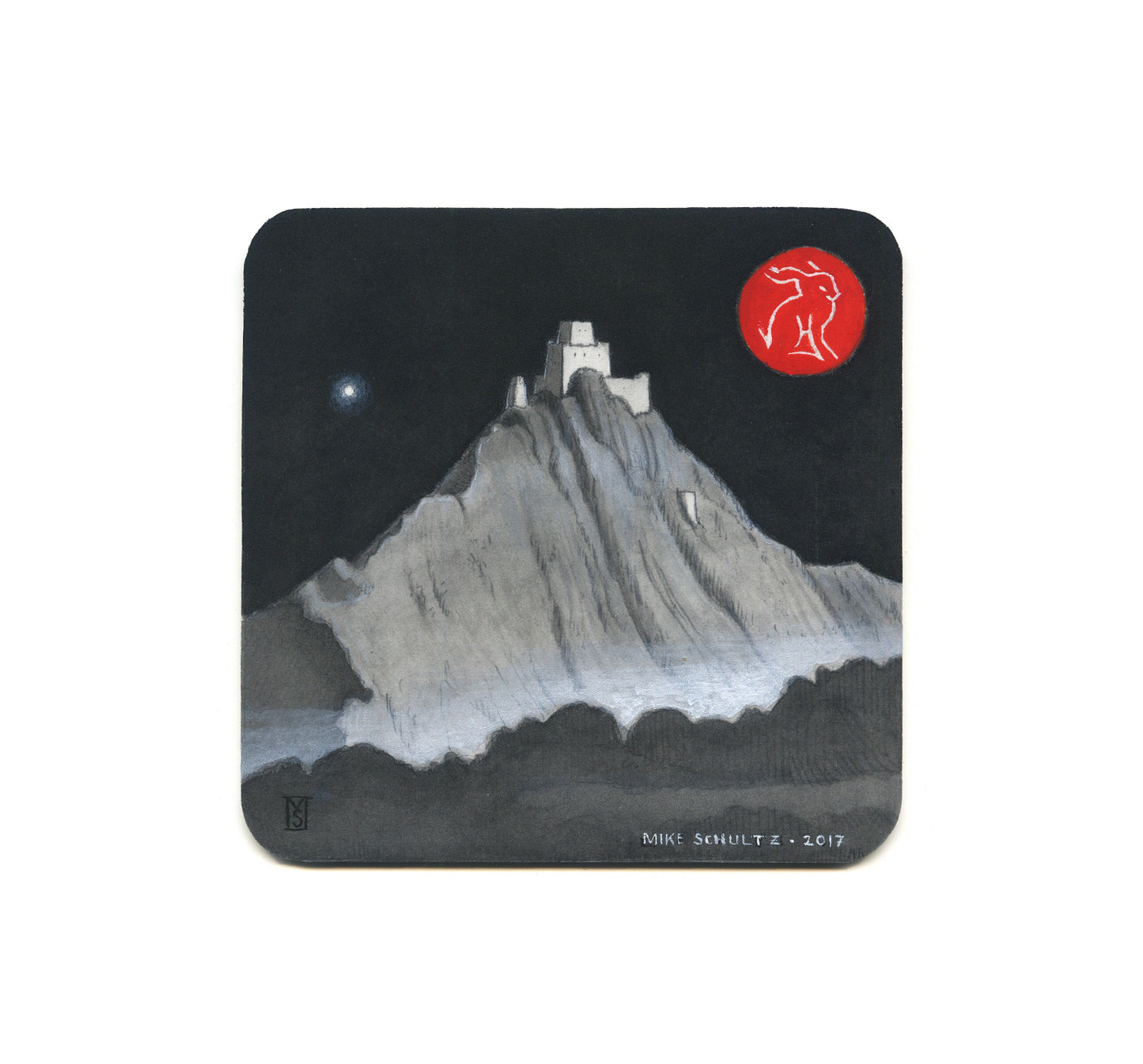 S2 Mike Schultz - Tibetan Monastery Coaster